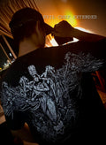 Evil Chef - 230gsm Oversized T Shirt (Washed Shirt) - Hand Drawn Design