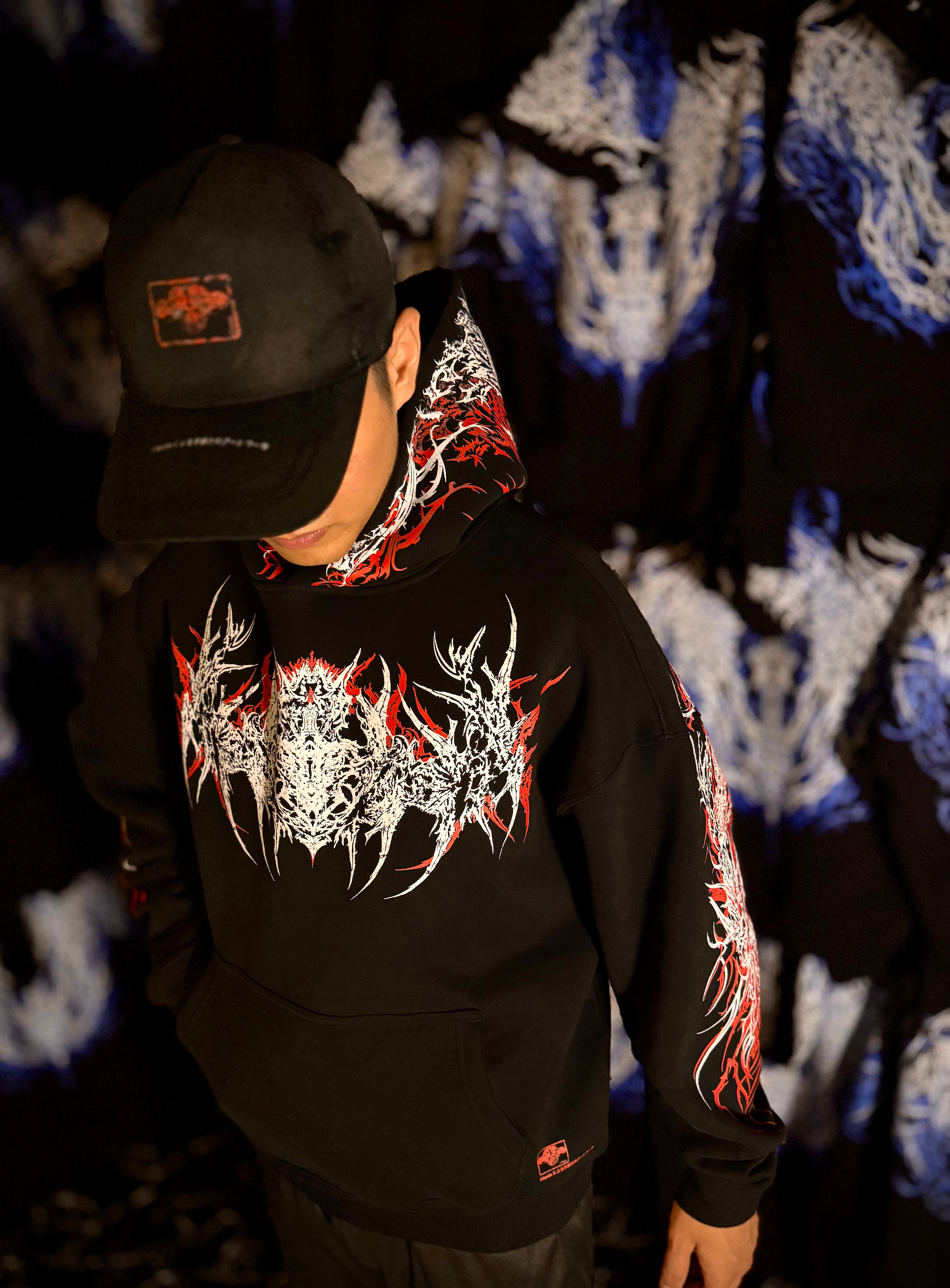 FLAMES OF HELHEIM (HOODIE) - 400GSM