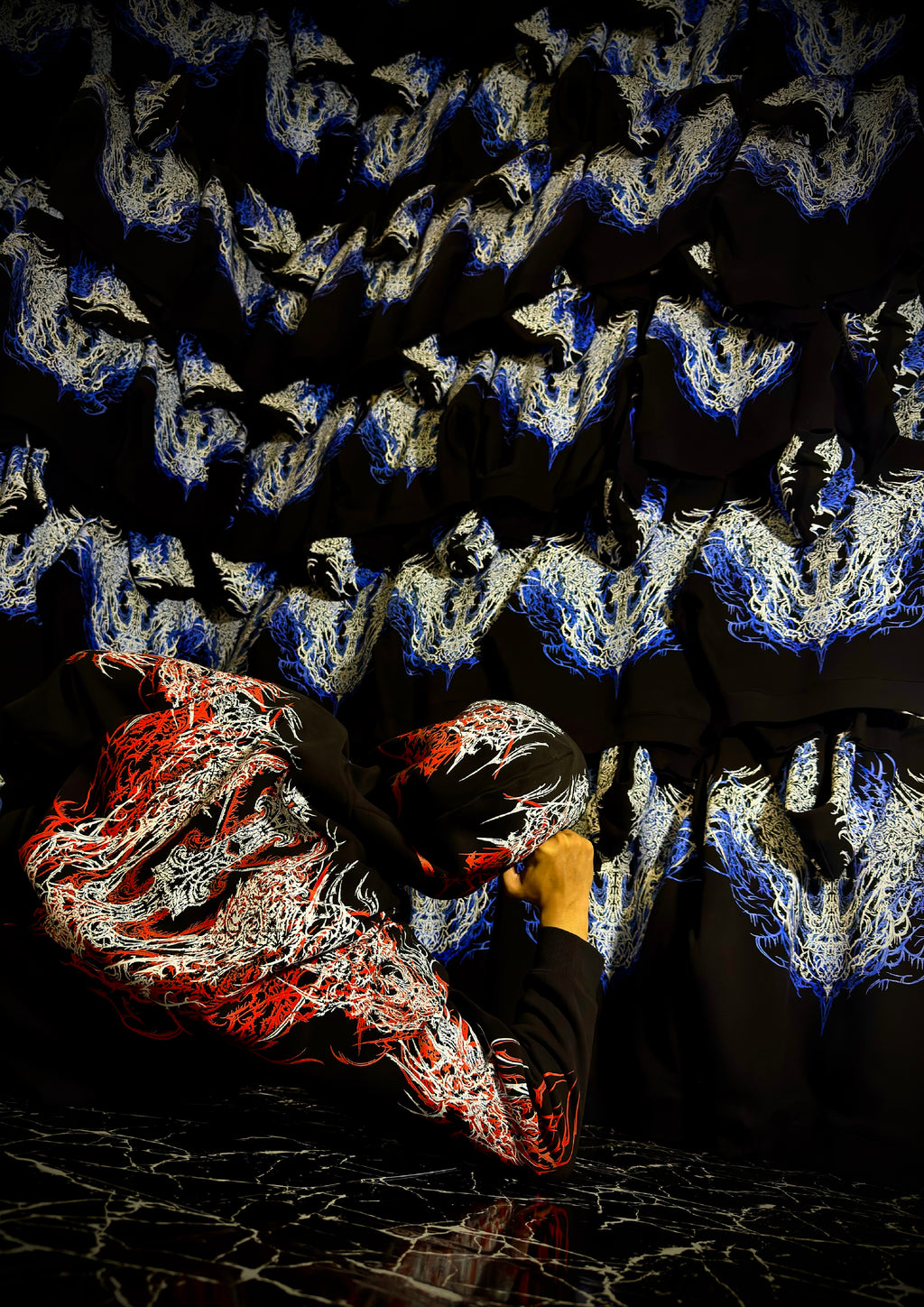 FLAMES OF HELHEIM (HOODIE) - 400GSM