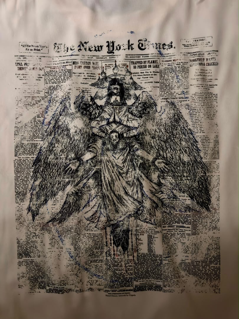 Mad Collection #2 - Long Sleeve Shirt 240GSM - Hand Drawn Design
